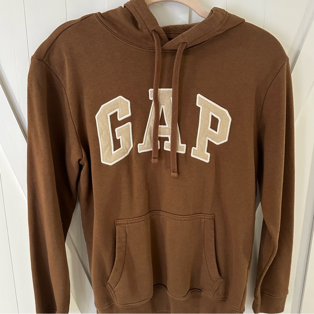 light brown gap hoodie